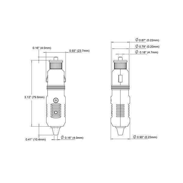 Blue Seas 12V Plug