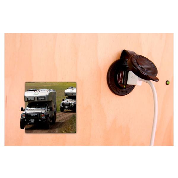 Blue Seas DUAL VSB SOCKET-WHITE