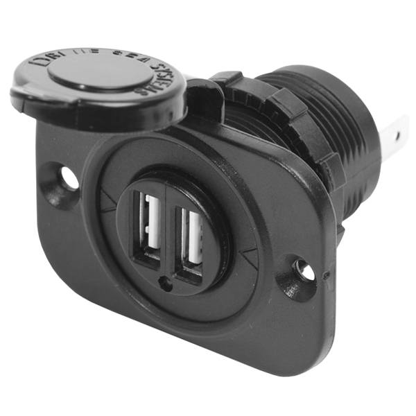 Blue Seas DUAL VSB SOCKET-WHITE