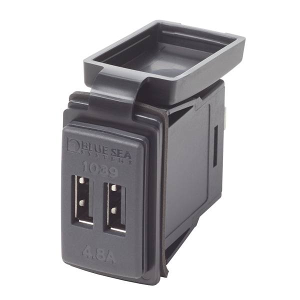 Blue Seas Dual Usb Charger-Switch Mt