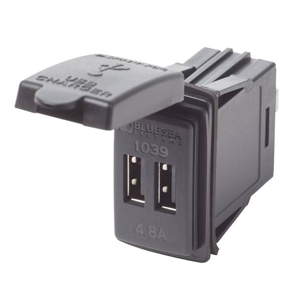 Blue Seas Dual Usb Charger-Switch Mt