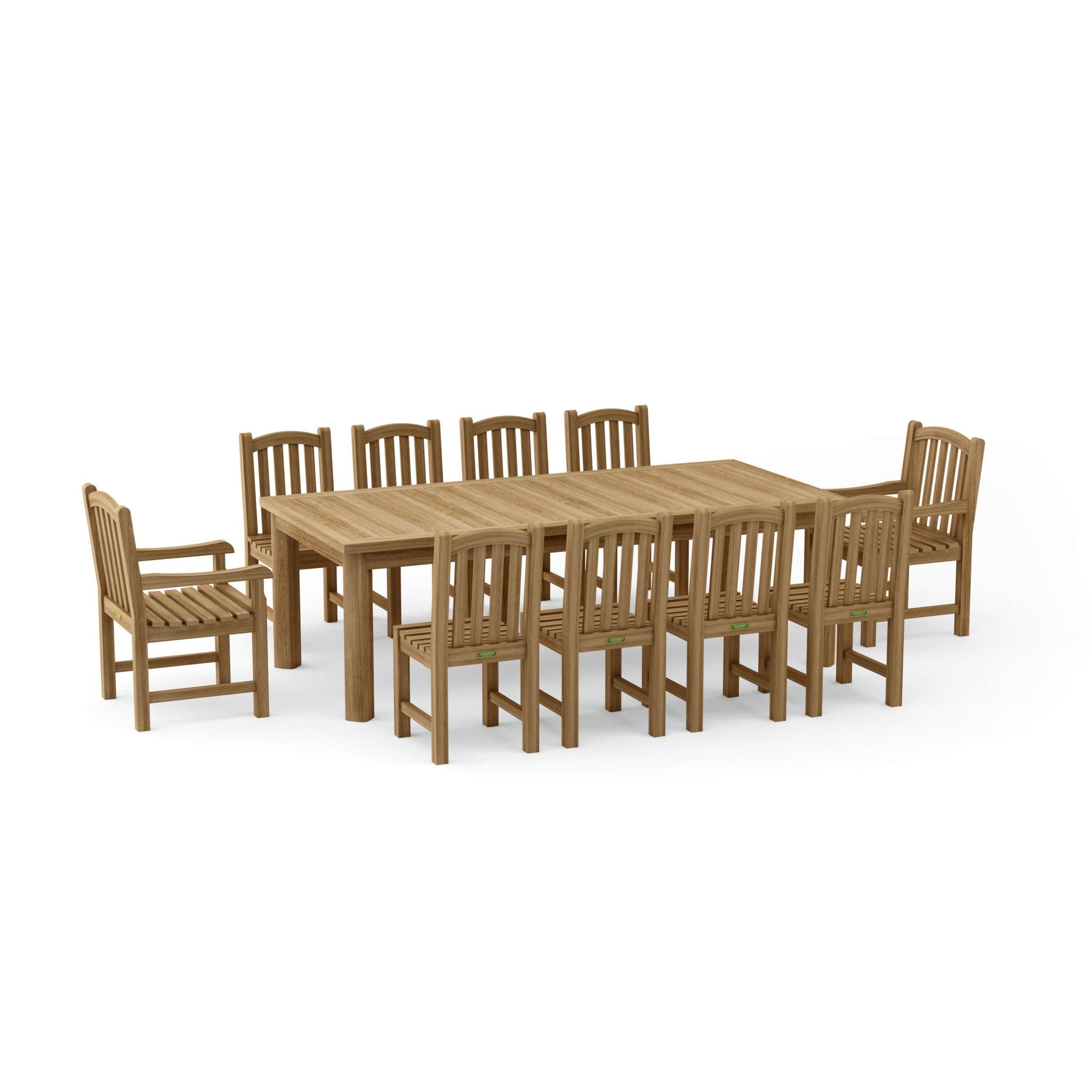 11-PC CHELSEA RECTANGULAR DINING TABLE SET - Clinch River Fishing USA