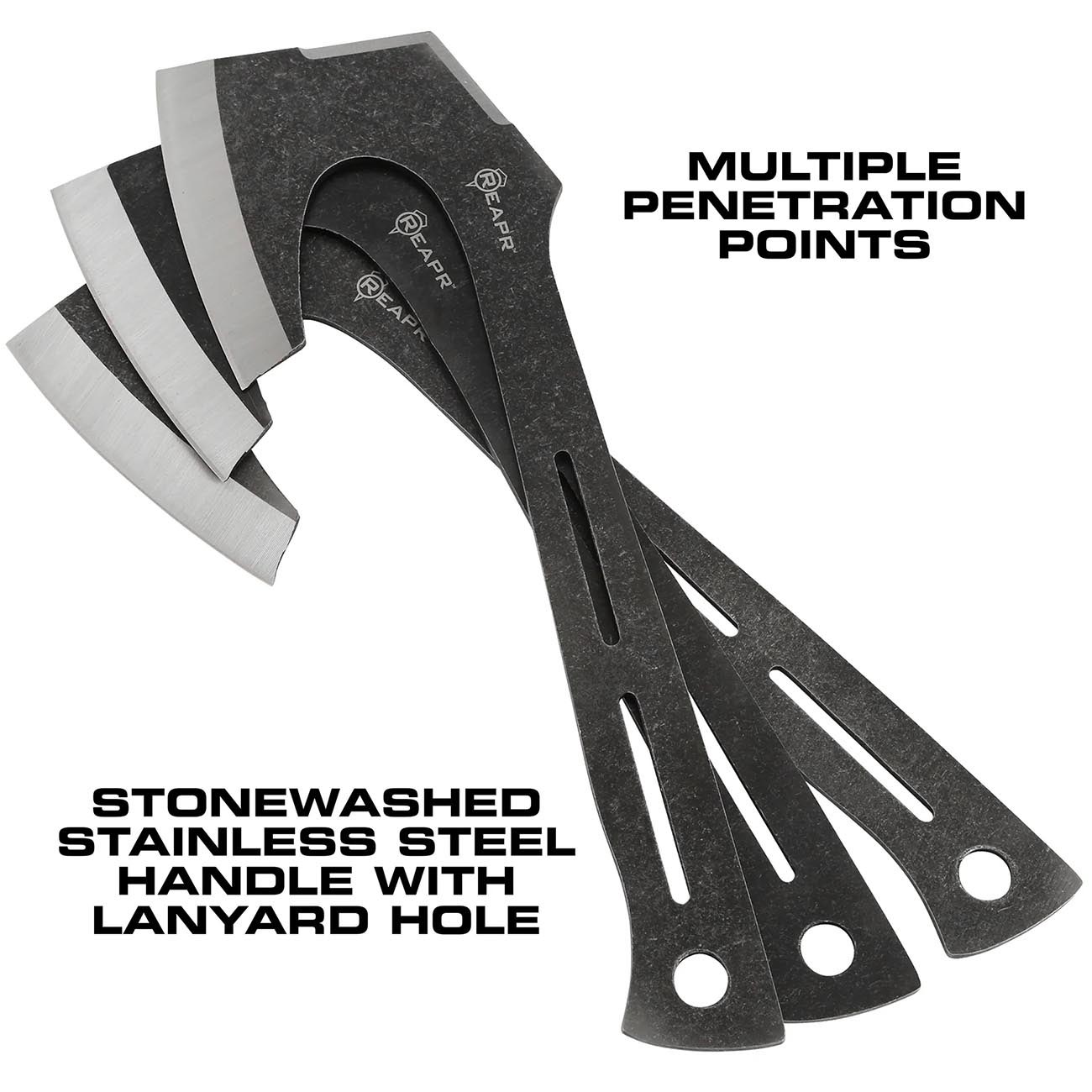 Reapr 3 Piece Chuck Throwing Axe Set