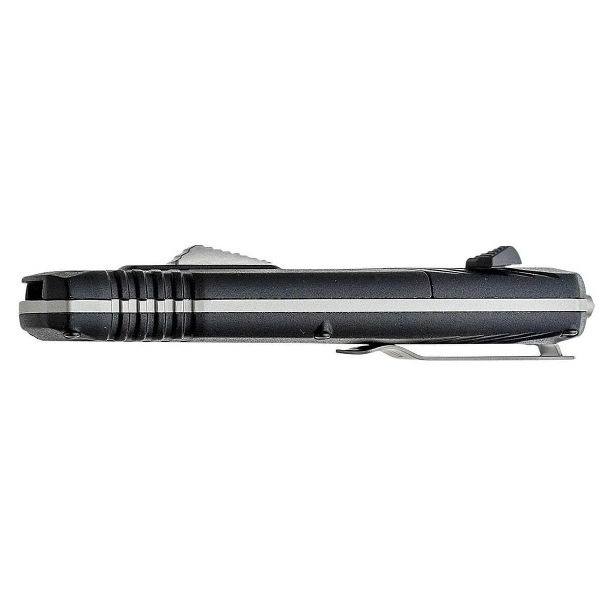 M&P Spear Point 3.5ΓÇ│ OTF Spring Assisted Open Knife (Black/Gray)