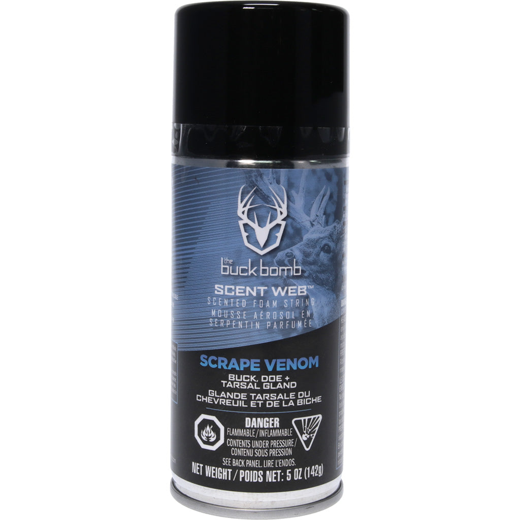 Hunters Specialties Buck Bomb Scent Web Foam Spray Scrape Venom