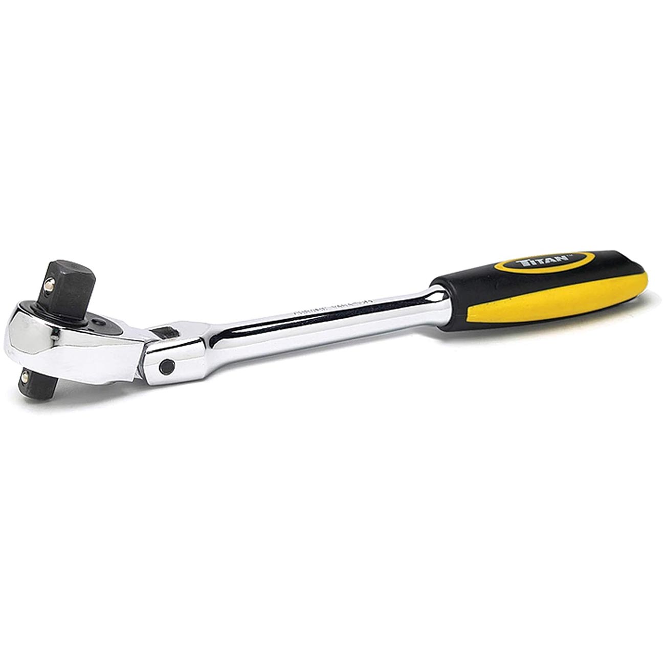 Titan Dual Drive 3/8" and 1/2" x 9-1/2" Flex Head Ratchet - 72 Tooth