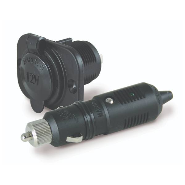 Marinco Sealink 12 V. Plug & Receptacle +