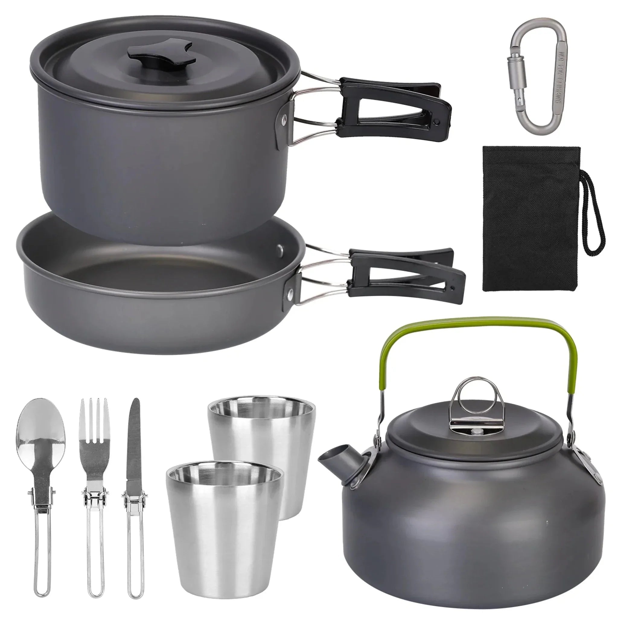 12Pcs Camping Cookware Set - Clinch River Fishing USA