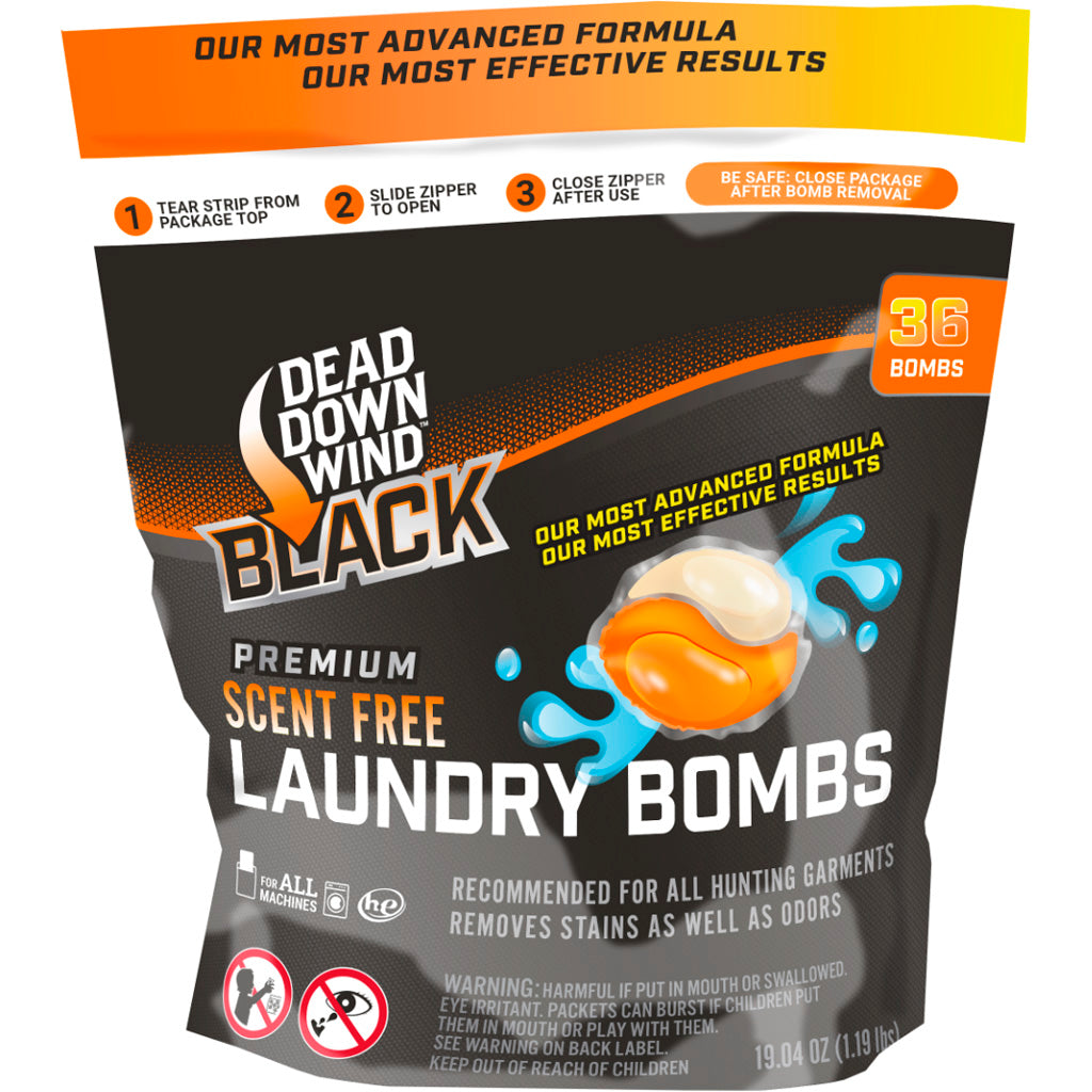 Dead Down Wind BLACK Premium Laundry Bombs 36 pk.
