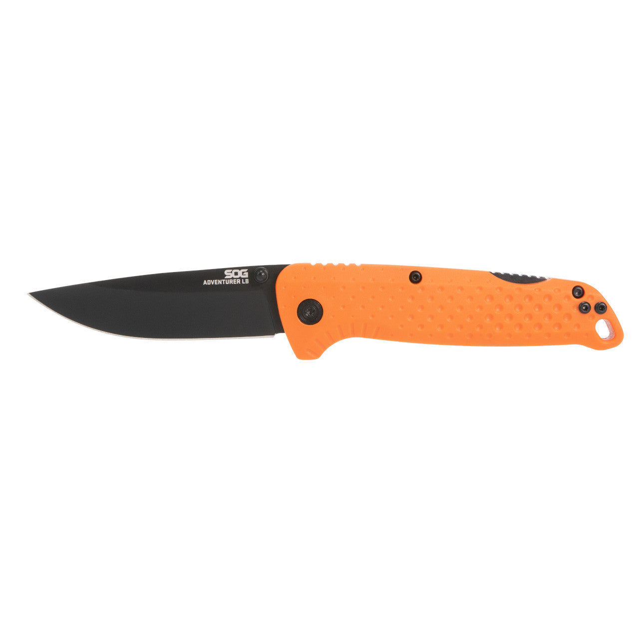 SOG Adventurer LB 3" Folding Pocket Knife (Orange + Black)