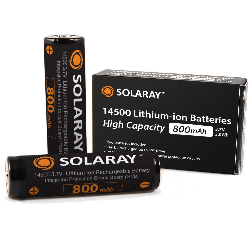 14500 Rechargeable Lithium - ion Batteries [2 - Pieces] - Clinch River Fishing USA