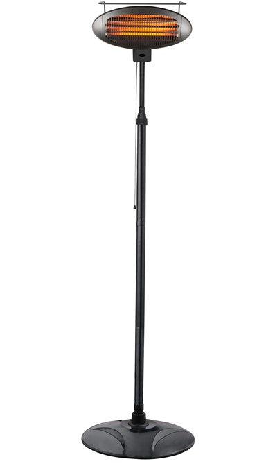 Freestanding Electric Heater in Black