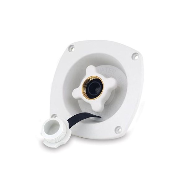 Shurflo Pressure Regulated F.W. Fill-Chrome