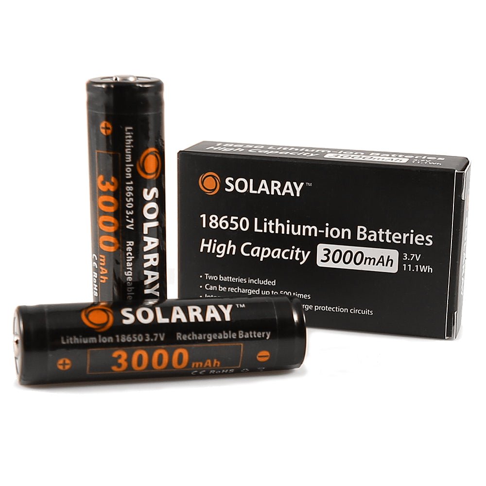 18650 Rechargeable Lithium - ion Batteries [2 - Pack] - Clinch River Fishing USA