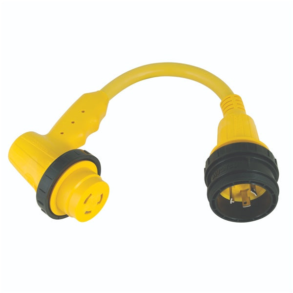 Marinco Right Angle Cordset Adapter 30 Amp