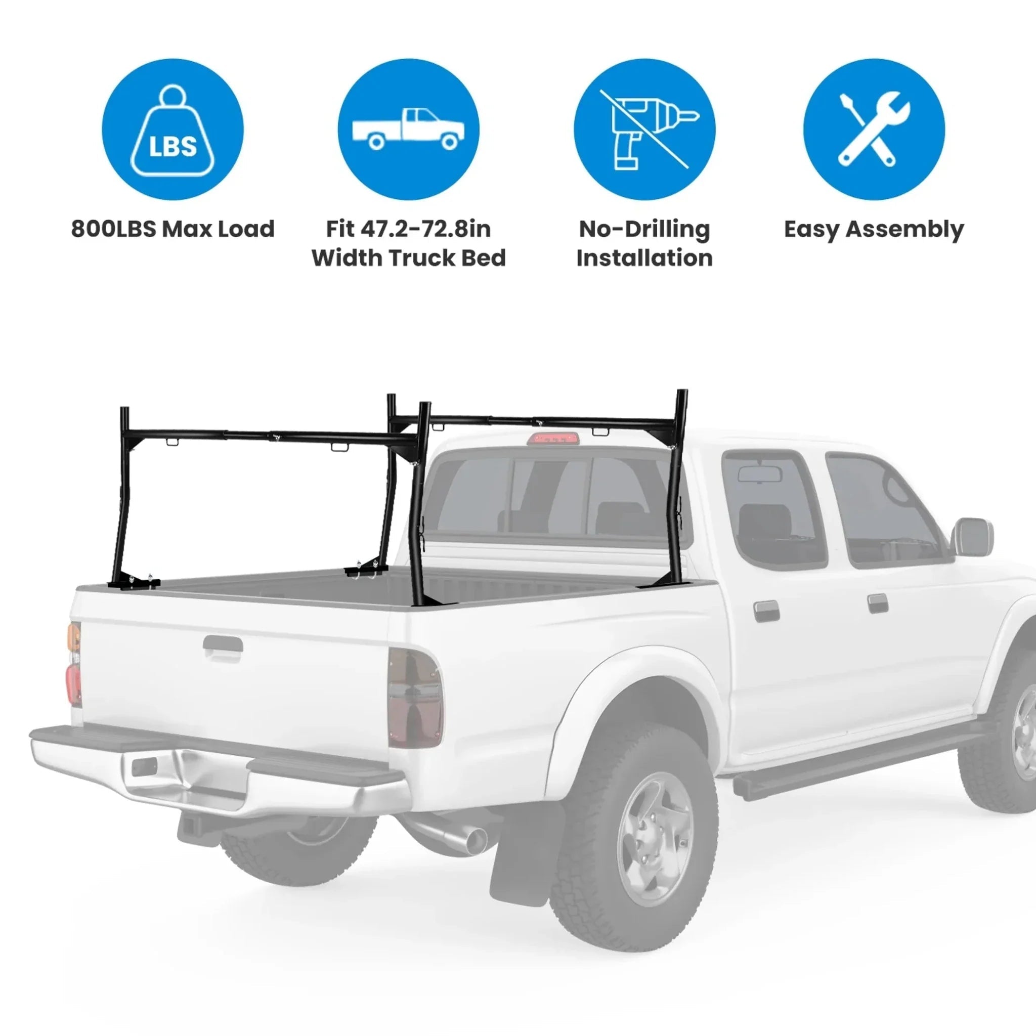 1Pair Extendable Truck Ladder Rack - Clinch River Fishing USA
