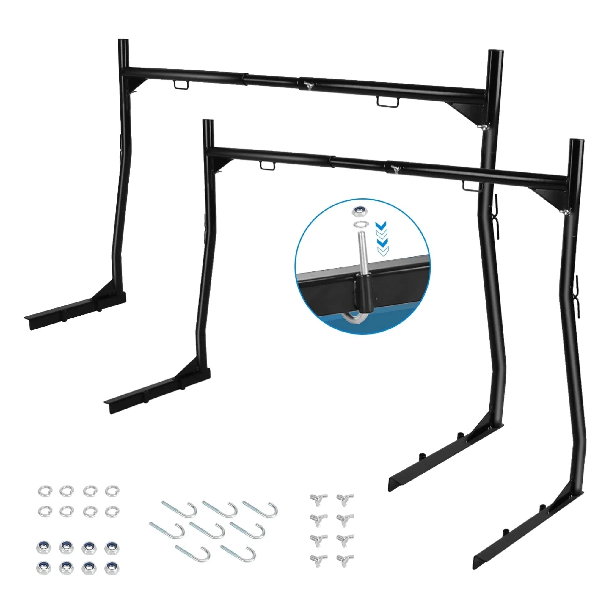 1Pair Extendable Truck Ladder Rack - Clinch River Fishing USA