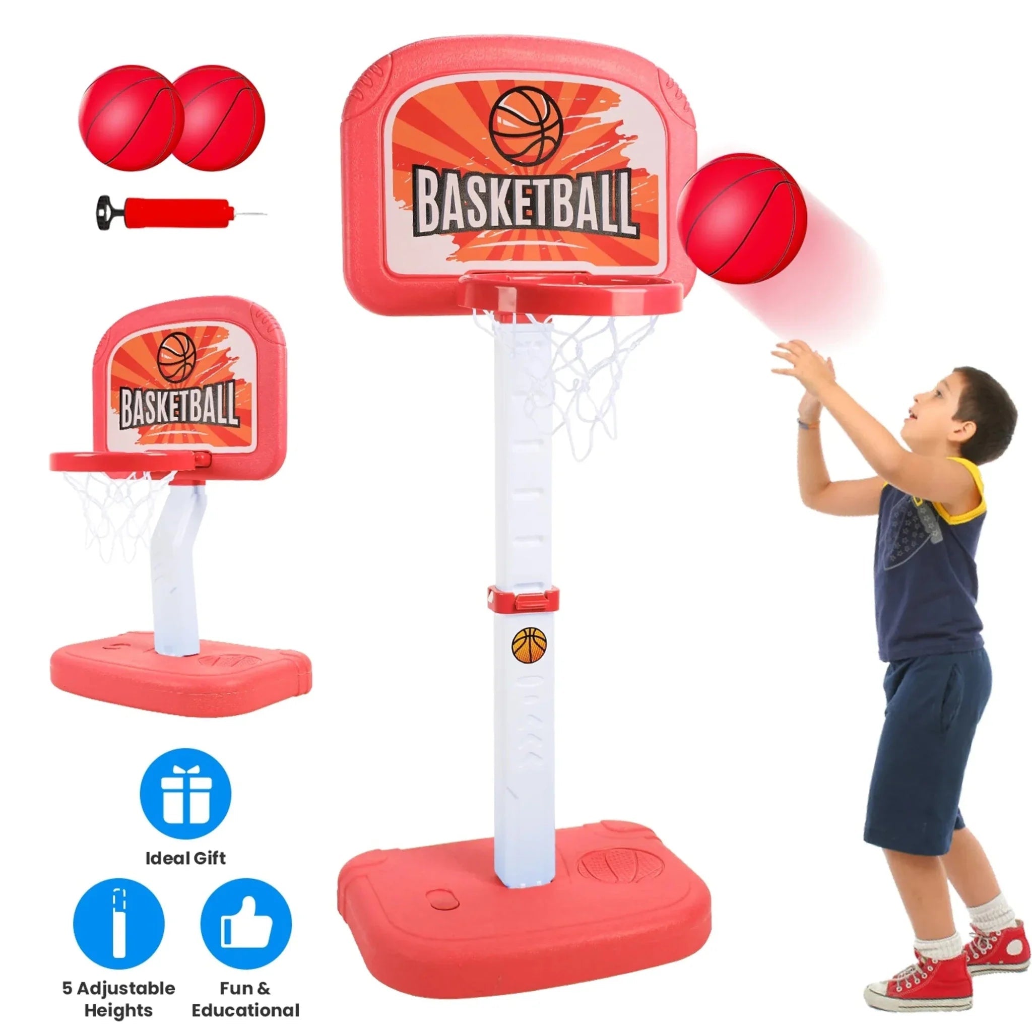 2 In 1 Poolside Basketball Game Set - Clinch River Fishing USA