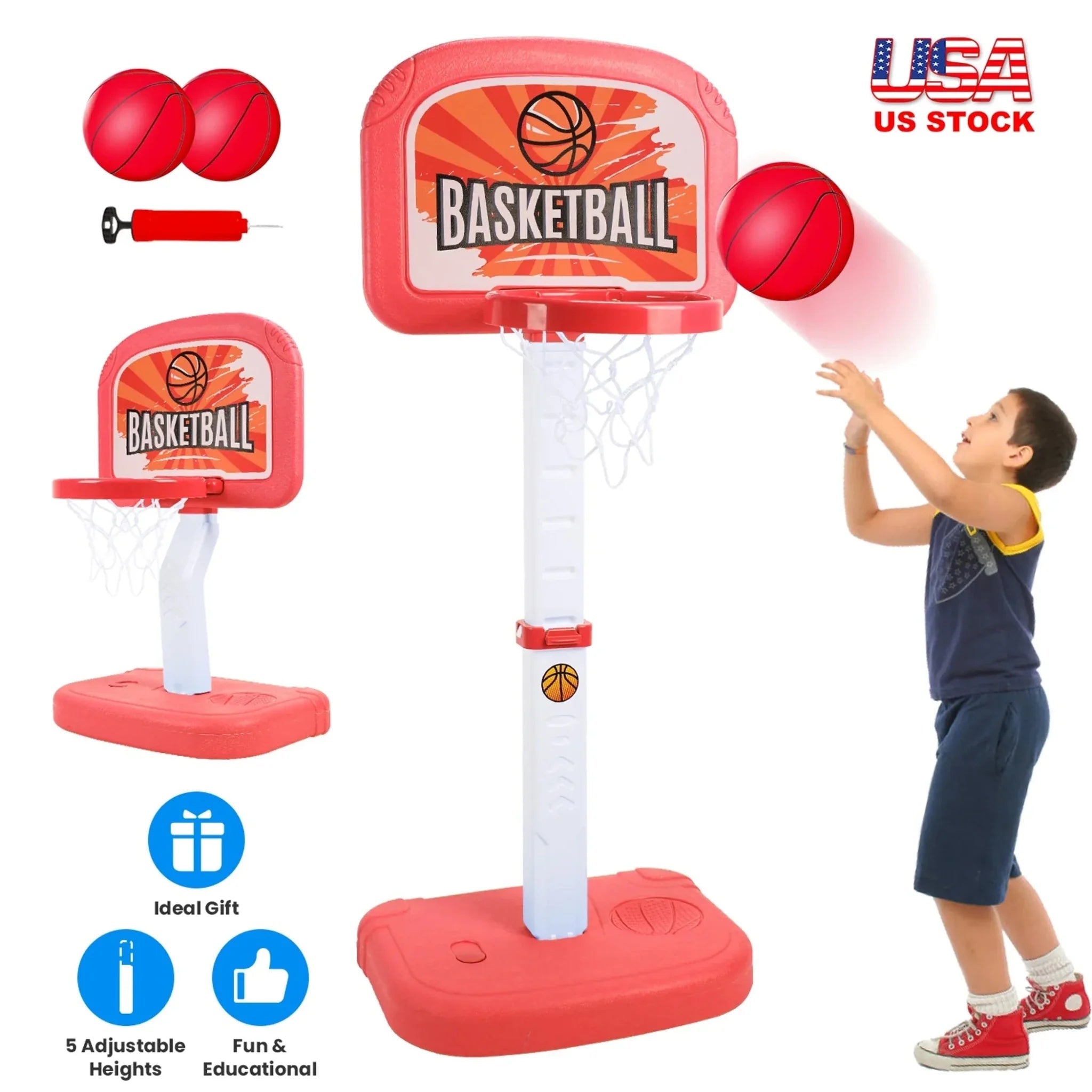2 In 1 Poolside Basketball Game Set - Clinch River Fishing USA