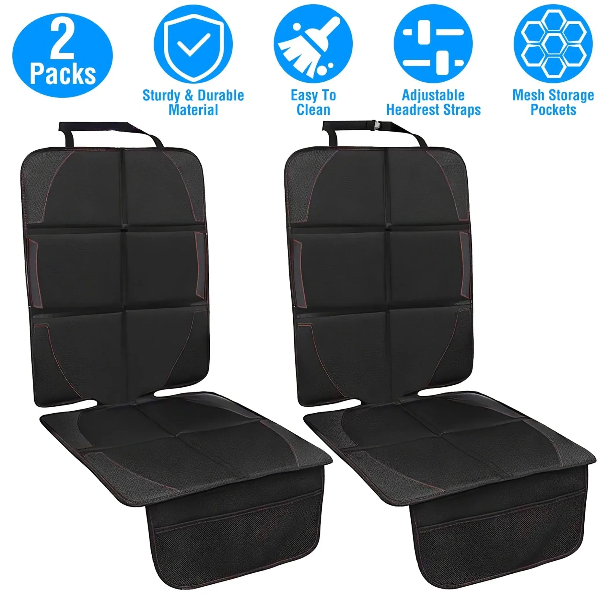 2 Packs Car Seat Protector Cushion Mat Pad - Clinch River Fishing USA