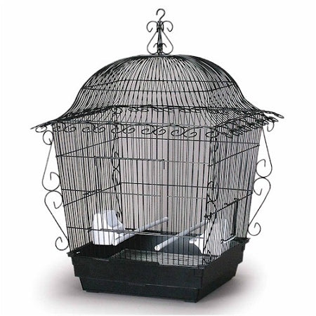 Prevue Pet Products Elegant Scrollwork Bird Cage - White