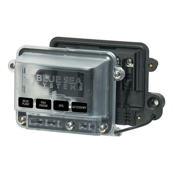 Blue Seas BusBar H2O 4 Gang Common Bus w/cvr