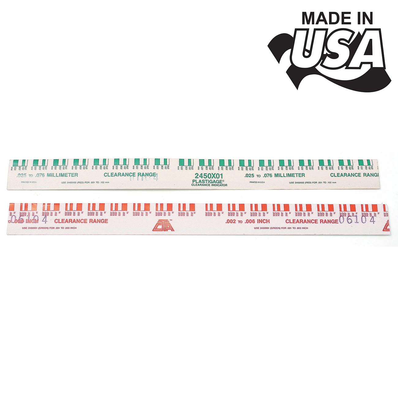 CTA Plastigage Set - For Measuring without Micrometer (2-Piece)