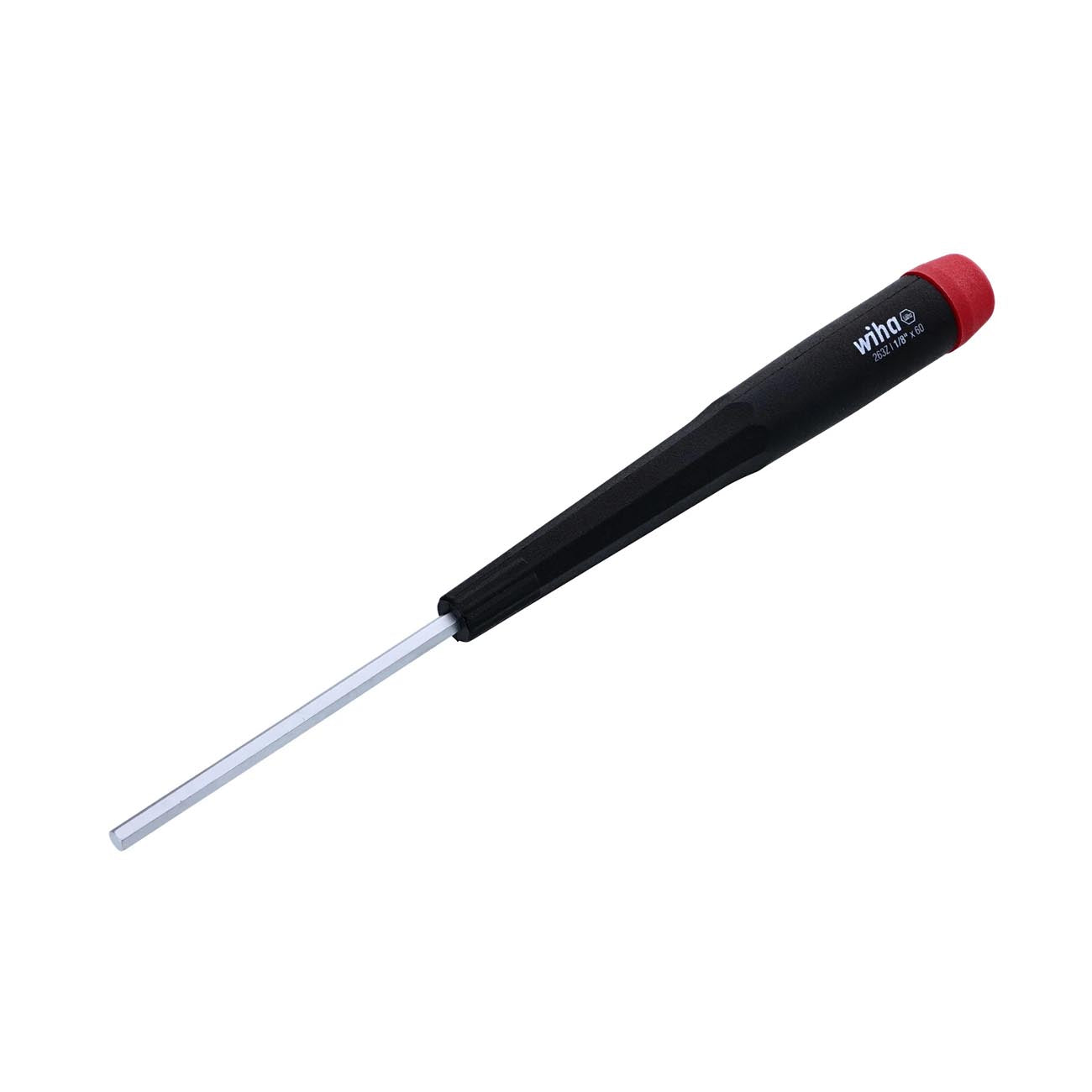 Wiha Precision Hex Screwdriver SAE: 1/8GÇ¦ x 60mm