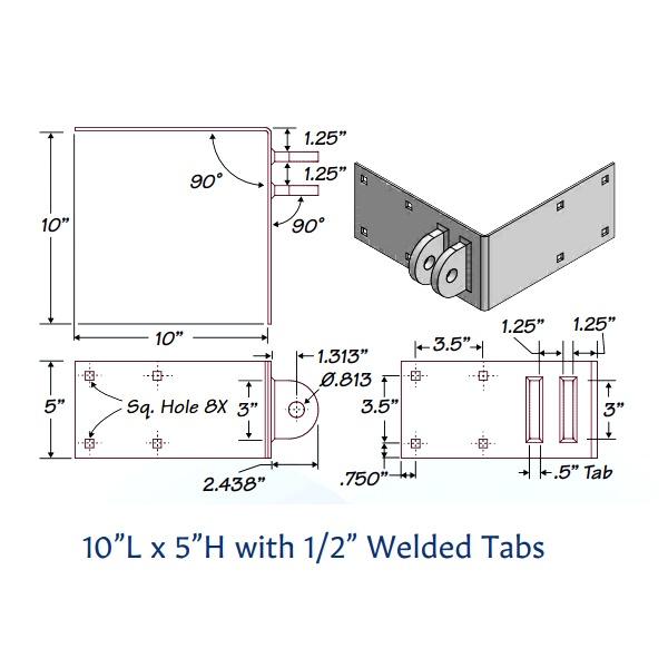 Tie Down Engineering Outside Corner (Female)