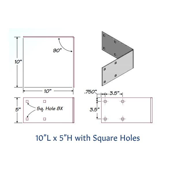 Tie Down Engineering Outside Corner (End)