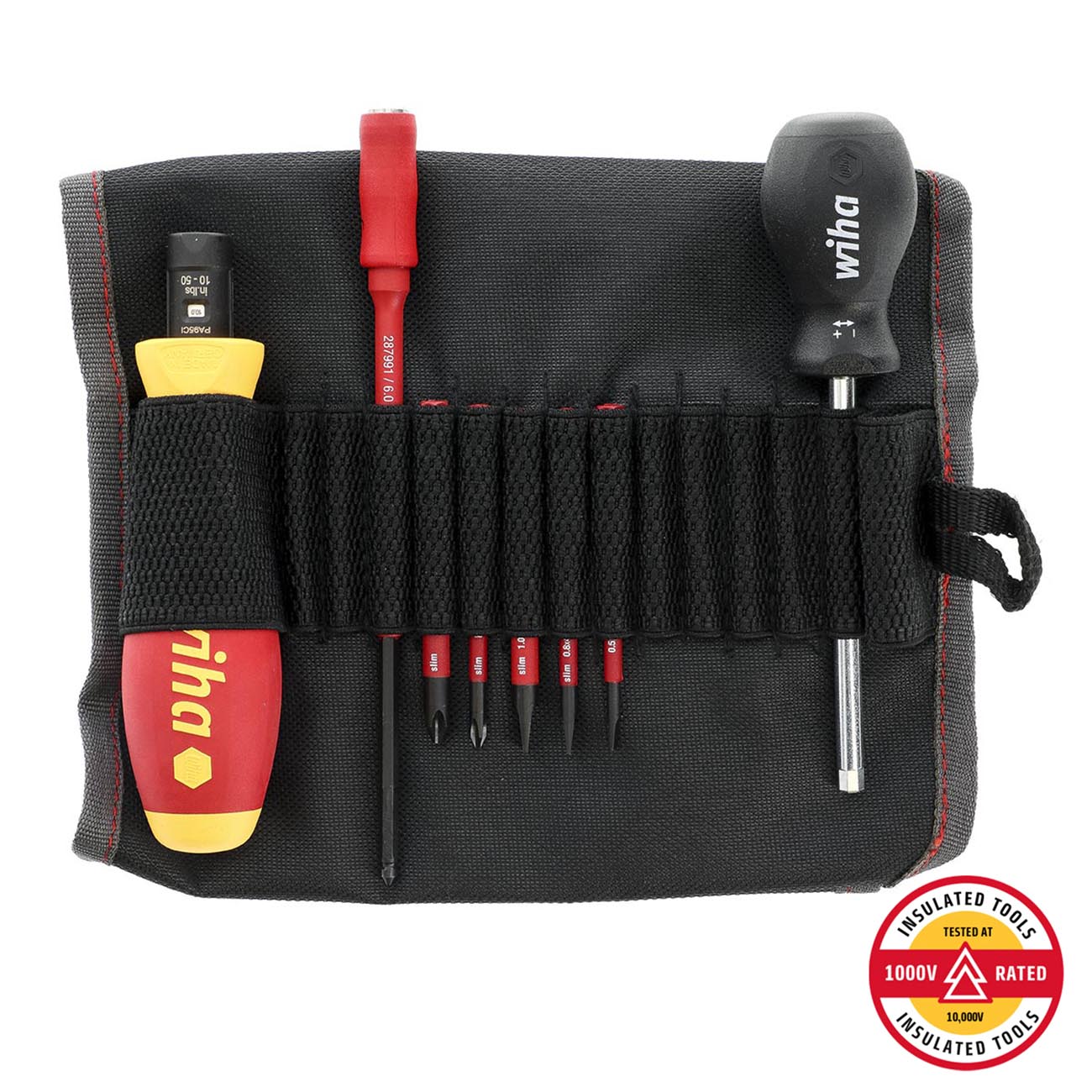 Wiha Insulated Torque Control and Slimline Blade Set - 8 Piece Set