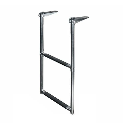 JIF Marine 3-Step Over Platform Telescoping Ladder W/ Handle