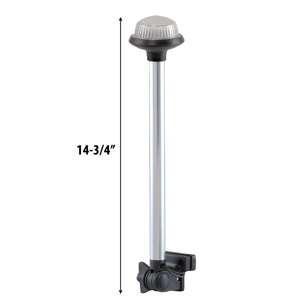 Perko Marine 13" Hor Mt Fold Dn Light