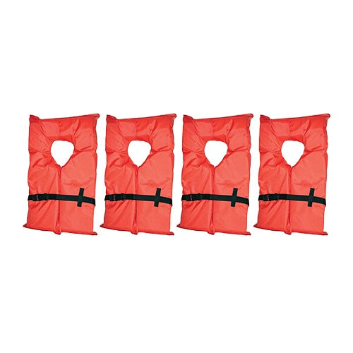 Kent Sporting Goods Adult Vest (4) W/Storage Bag