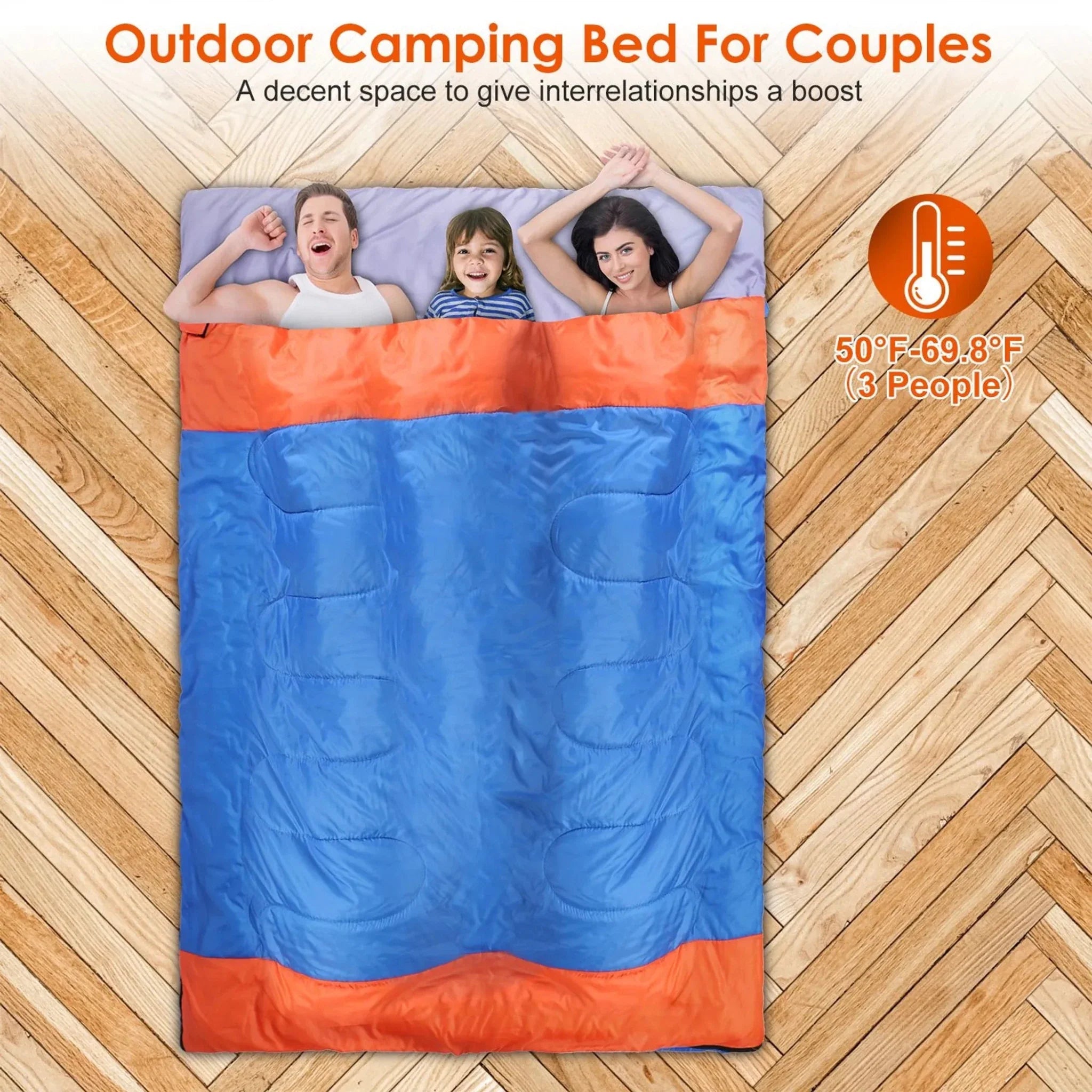 3 People Sleeping Bag - Clinch River Fishing USA