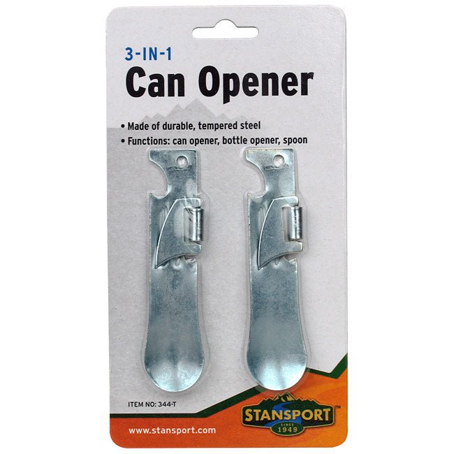3 - way Can Opener, 2 Pack - Clinch River Fishing USA