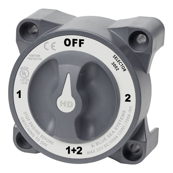 Blue Seas H.D. BATTERY SWITCH-4 POS