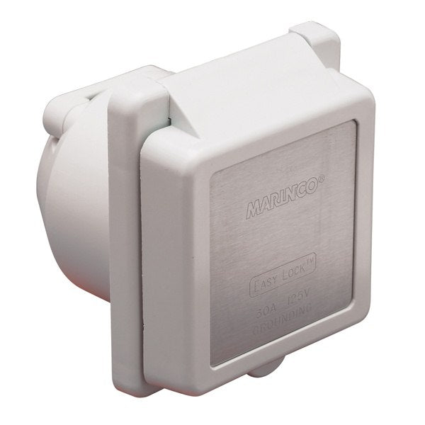 Marinco Power Inlet Plastic 30A +