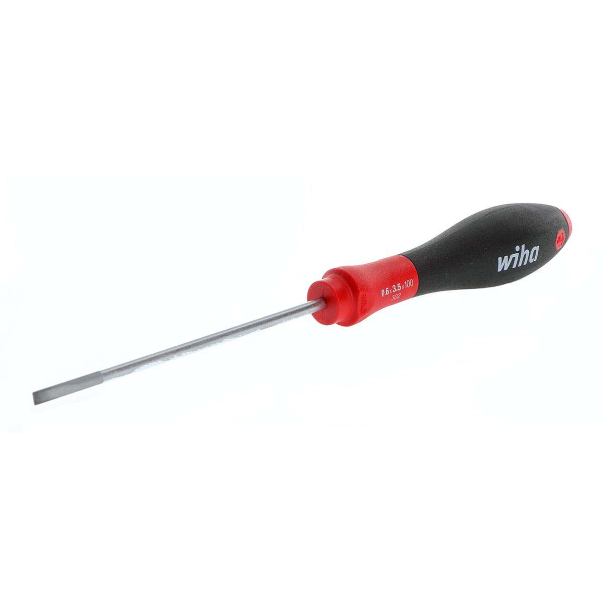 Wiha SoftFinish Slotted Screwdriver 3.5mm x 100mm