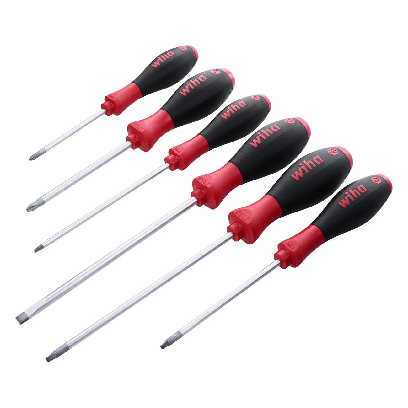 Wiha SoftFinish Grip Screwdriver Set (6 Piece)
