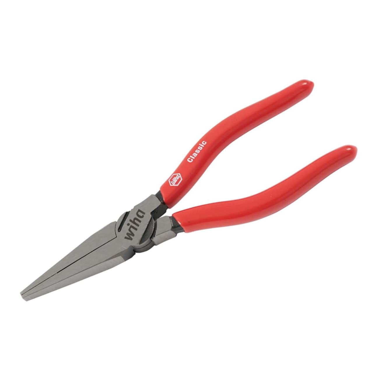 Wiha Long Flat Nose Pliers: 6.3" Length
