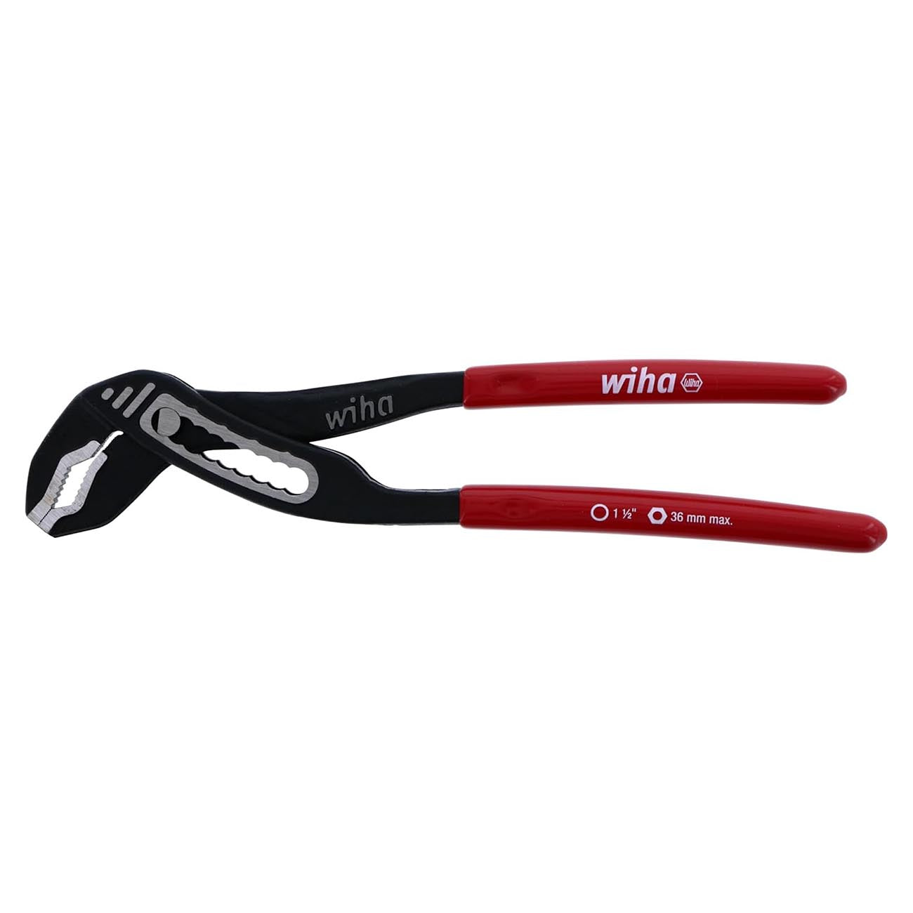 Wiha Adjustable V-Jaw Tongue and Groove Box Pliers Standard: 7" Length