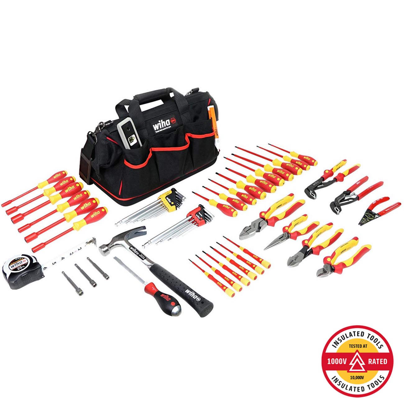 Wiha Insulated Master ElectricianGÇÖs Tools Set (59 Piece Set)