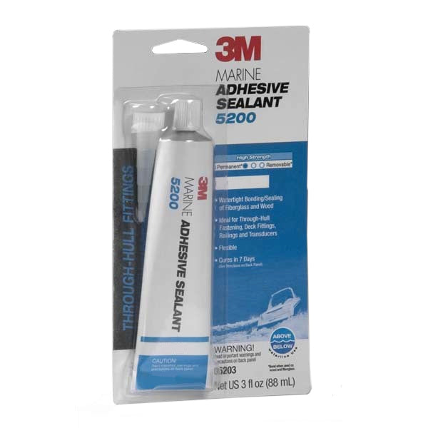 3M 5200 Adhesive/Sealant-White 3 Oz