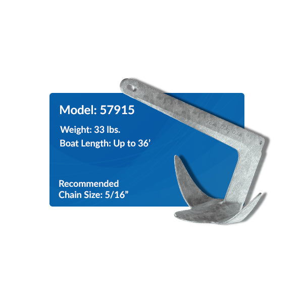 Lewmar Marine 33 Lb Gal Claw Anchor