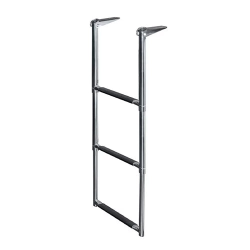 JIF Marine 3-Step Over Platform Telescoping Ladder W/ Handle
