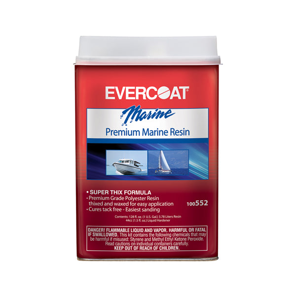 Fiberglass Evercoat Marine Resin Ga.