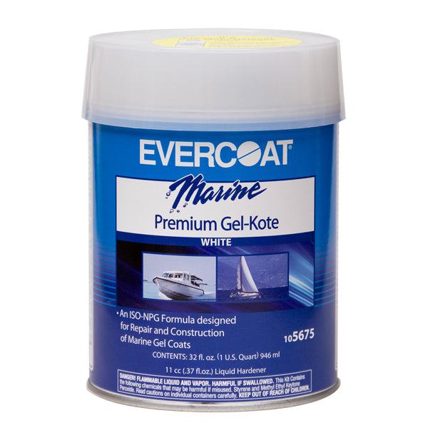 Fiberglass Evercoat Gel-Kote White Qt