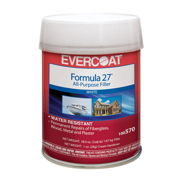 Fiberglass Evercoat Formula 27 Filler Qt.