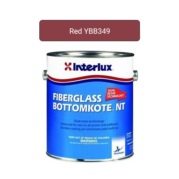 Interlux Paint Fiberglass Bottomkote Nt Red Qt